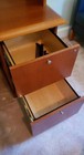 2 Piece Solid Wood Office Furniture executive desk — photo 4