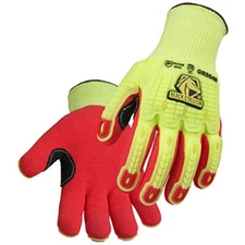 Revco GR5040-HR AccuFlex A6 Cut & Impact Resistant Hi-Vis Nitrile-Coated Knit...