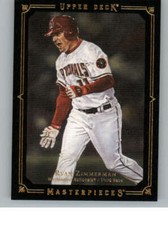 2008 UD Masterpieces Framed Black #90 Ryan Zimmerman (ref 145056)
