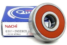 NACHI 6301 2NSE9 C3 BALL BEARING, RUBBER SEALED 6301 2RS 12x37x12mm