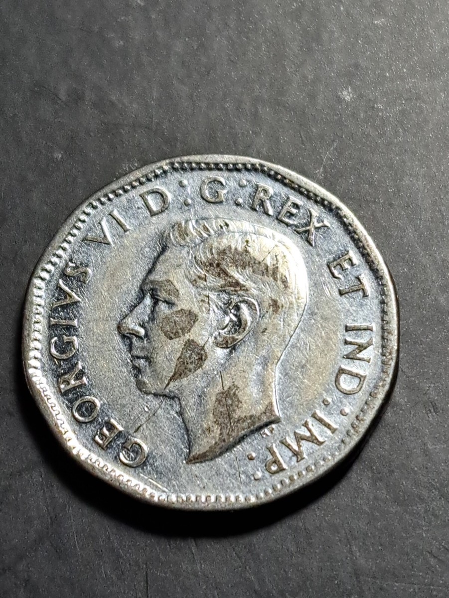 1945 CANADA 5 CENTS VICTORY NICKEL KING GEORGE VI (PB98) | eBay