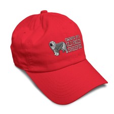 Soft Women Baseball Cap Owned Old English Sheep Dog Embroidery Dad Hats for Men