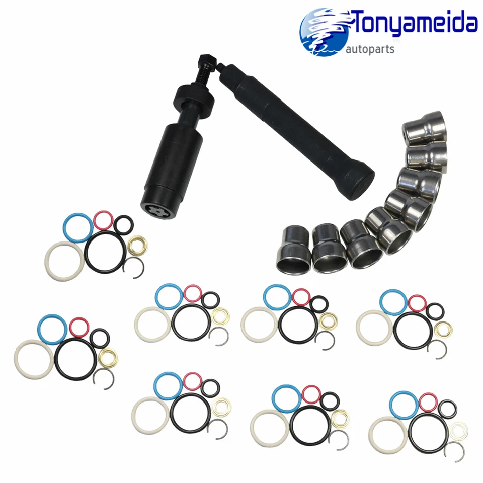 Kit de herramienta y instalación de extracción de taza de manguito inyector de 6,0 L para Ford Powerstroke 2003-10 Foto 4 de 4