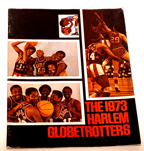 Guía del programa turístico Harlem Globetrotters 1973 de colección como se muestra - Imagen 2 de 7