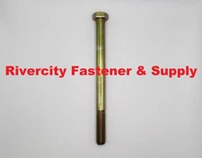 1/2-13 x 6-1/2 Hex Head Cap Screws 1/2x13 x 6.5 Bolts 1/2x13x6-1/2 Grade 8 ZY