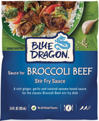Blue Dragon Broccoli Beef Stir Fry Sauce - Medium Heat (Pack of 3)