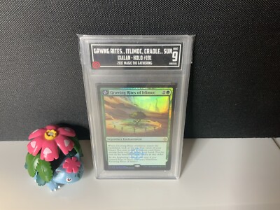 TCCG 9 PSA 9 CGC 9 FOIL Growing Rites of Itlimoc Ixalan MTG Magic The Gathering