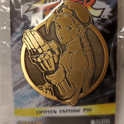 Street Fighter Cammy Limited Edition Enamel Pin Official Capcom