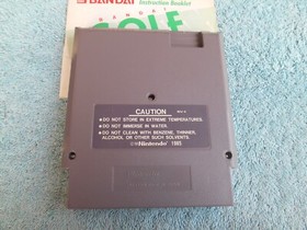 VINTAGE 1988 BANDAI GOLF CHALLENGE PEBBLE BEACH NINTENDO NES HAS ORIGINAL MANUAL