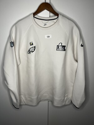 Nike Philadelphia Eagles Super Bowl LIX 59 Opening Night Fleece Sweatshirt  XXL