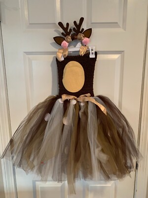 Girl's 6X Reindeer Dress | eBay