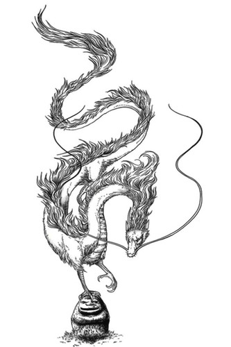 Temporäres Tattoo Drachen Haku Wasserfest Tattoo Aufkleber Sticker - SteadyINK - Bild 2 von 4