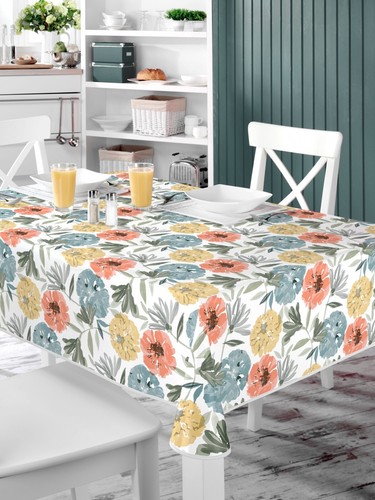 Wipe Clean Tablecloth PVC Vinyl Cover Waterproof Table Cloth Protector DM1 - Picture 23 of 25
