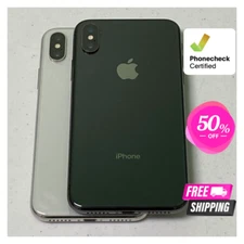 Apple iPhone X 64GB/256GB - Unlocked, Very Good Condition, Space Gray & Silver