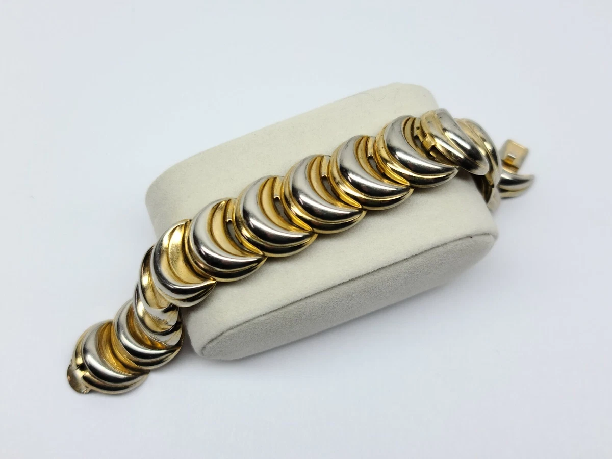 Napier gold tone bracelet clearance