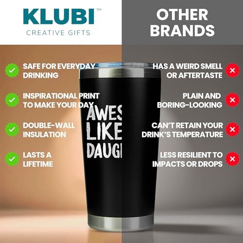 Awesome Like My Daughters Mug Cool Awesome Like My DaughterS Black (20 Ounce) - Picture 5 of 8