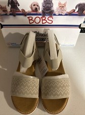 Women's Skechers, BOBS Desert Kiss Second Dance Sandal US 7 EU 37 UK 4 Off White