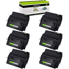 6PK Q5942X 42X BK Laser Toner Cartridges Fit for HP LaserJet 4250dtn 4250tn 4350
