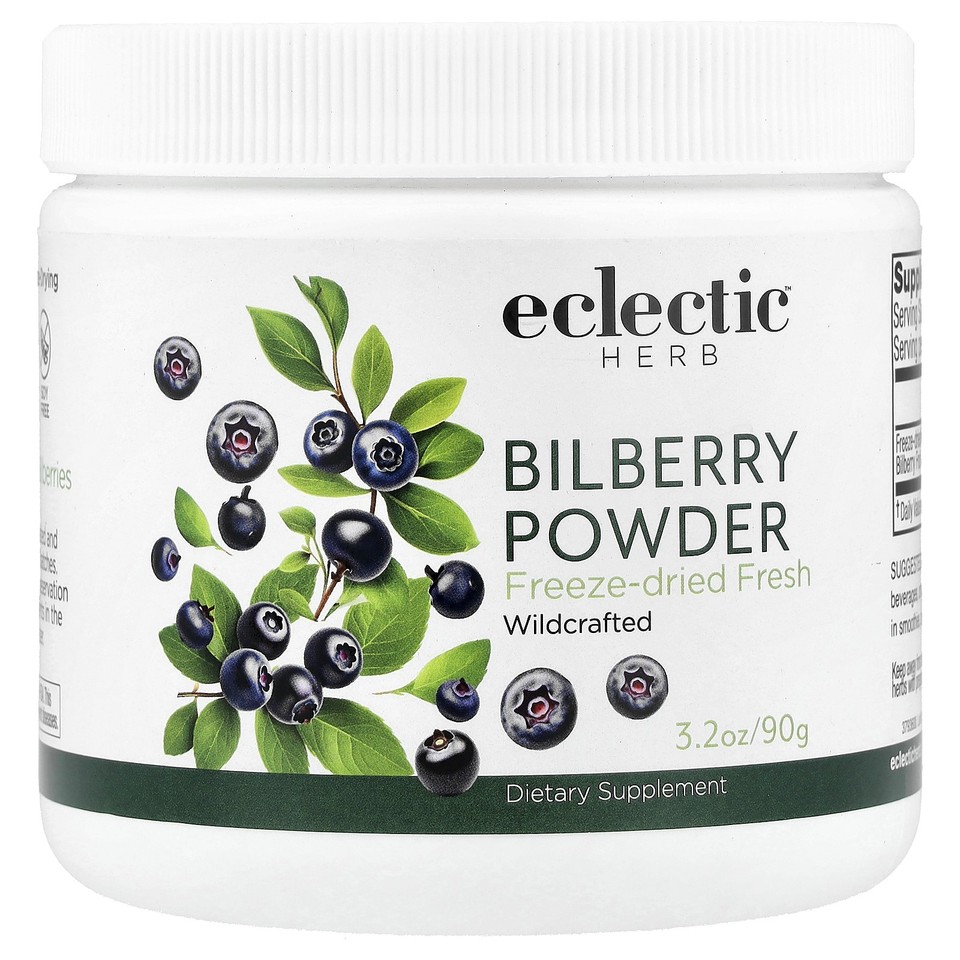 Bilberry Powder, 3.2 oz (90 g)