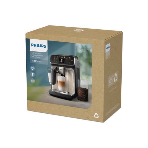 Philips fully automatic coffee machine 5500 Series, Black (EP5546/70) - Picture 5 of 5