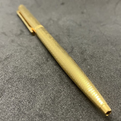 Dunhill Ballpoint Pen Twist Type Gold 5620