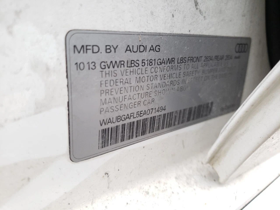 2014 Audi S4 Glove Box Door 4DR Black Used OEM Genuine Part 260.AU1O14 - Image 4 of 4