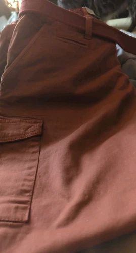 Pantaloni cargo slim Jordan Craig arancione sbiadito nuovi con etichette si prega di notare che questi sono 2 toni dissolvenza