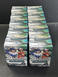 LOT (10) 2022 Bowman Platinum Baseball 7 Pack Blaster Boxes Sealed Witt Jr RC Yr