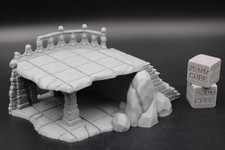 Tabletop Terrain Seaside Manor House Ruin Dnd Rpg Wargame Skirmish 28-32mm