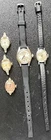 No Reserve Lot of 5 Vintage Watches For Repair-3 Bulova 1 Wakmann 1 Timex