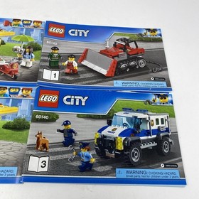 LEGO City Instruction Manual Booklet Lot of 4 Booklets Only, No Bricks