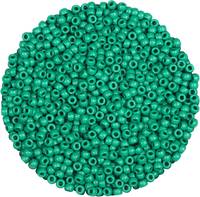 1000 StüCk DunkelgrüN Pony Perlen Mit Zum AuffäDeln GroßE Loch 6X9Mm Kandi Beads