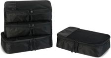 4-Piece Packing Cubes Travel Accessories Set, Luggage Organizer with Double Zipp