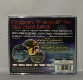 Phantasy Star Online Ver. 2 (SEGA Dreamcast, 2001) Authentic CIC Tested Works