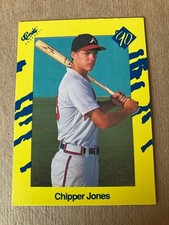 CHIPPER JONES CLASSIC BASEBALL CARD 1990 BRAVES 