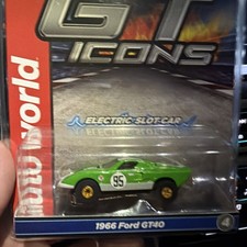 AUTO WORLD 1966 FORD GT40 GREEN T JET 500