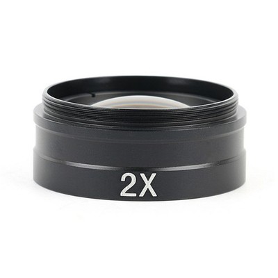 0.35X 0.5X 1X 2X Auxiliary Objective Glass Lens M42  Thread For Microscopes A