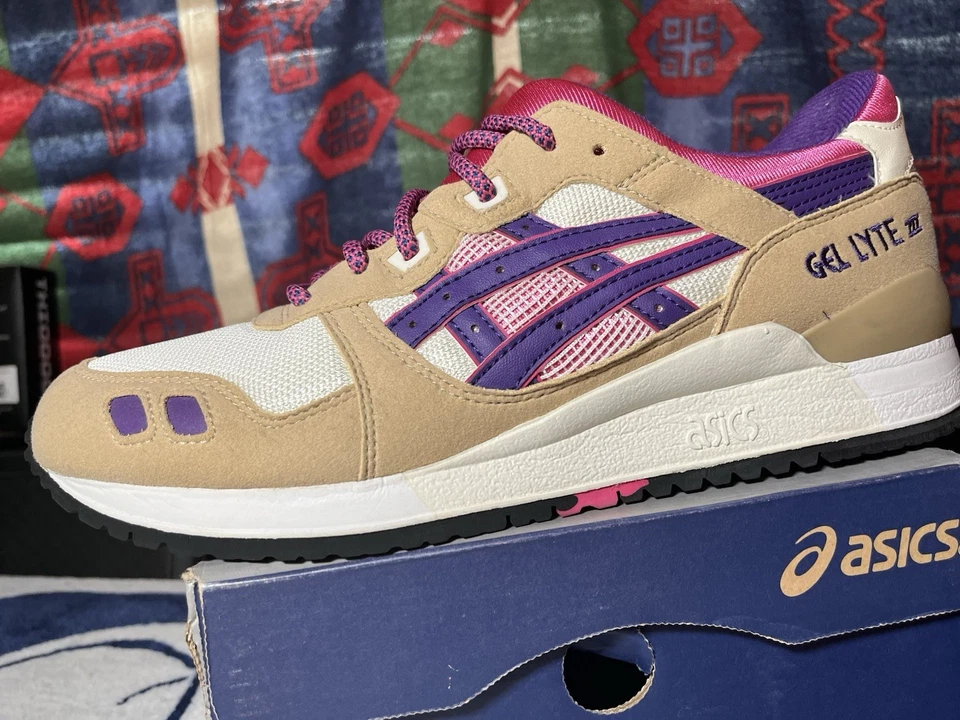 Size 10 - ASICS GEL-Lyte III Le Creme 2014 HN538 0333 Just Us Kith - Image 3 of 4