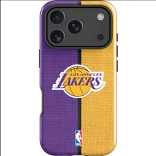 NBA Los Angeles Lakers Canvas iPhone 13 - 17 Pro Max Impact Case