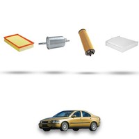 Hoffcar Set Service - 4 Filter Kompatibel Mit Volvo S60 2.5 Turbo 154Kw Von 2