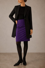 Winser London 18 Purple Pencil Skirt Pull On Style BNWT