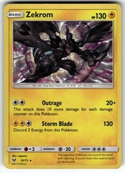 Zekrom 35/73 Shining Legends Holo Rare
