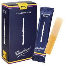 Traditional Bb Clarinet Reeds 2.5 Strength - Box of 10