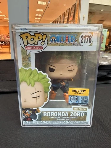 Funko Pop! One Piece: Roronoa Zoro #2178 LE3500 Hot Topic Exclusive W/ Protector