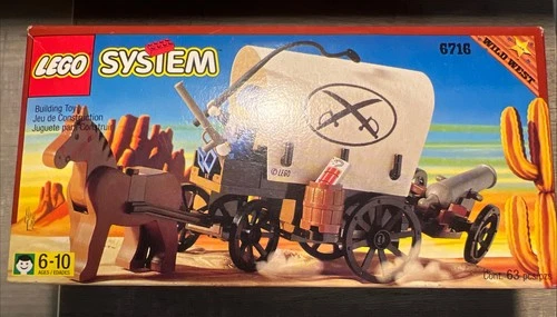 Lego Systems 6716 Wild West Weapons Wagon Sealed New In Box Vintage Set NIB
