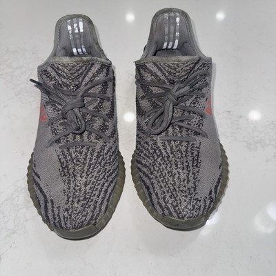 Adidas Yeezy 350 V2 Beluga 2.0 2017 Size 9.5 Used Rare Authentic Grey Kanye