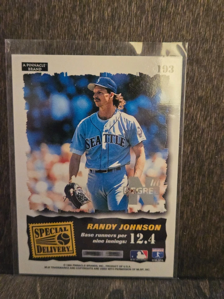 1995 Score Summit Nth Degree Randy Johnson #193 HOF Mariners - Image 2 of 2