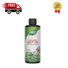 Organic MCT Oil Coconut Ketogenic Keto Diet Weight Loss Product MTC Non-GMO