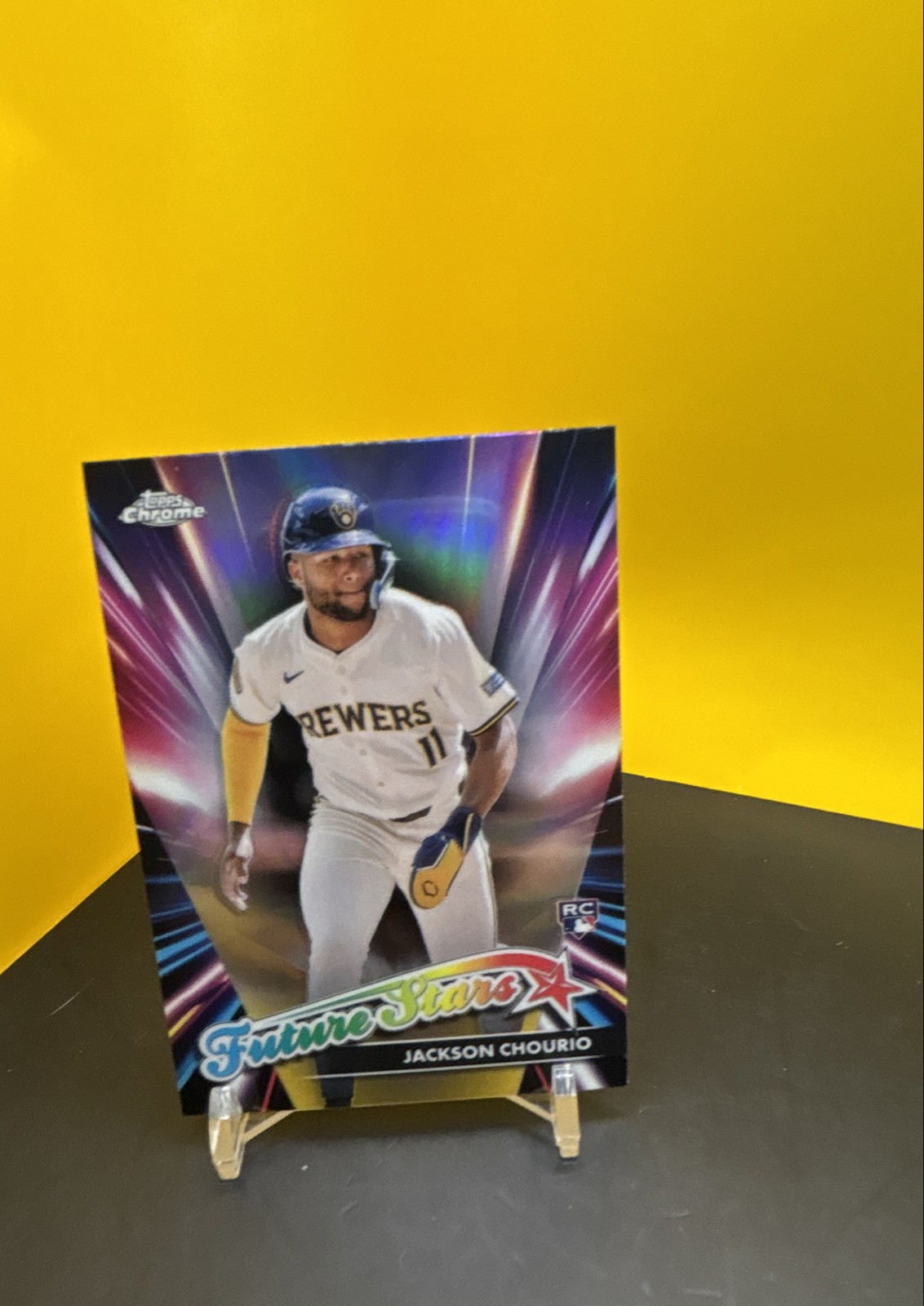 2024 Topps Chrome Update Series - Future Stars Jackson Chourio #FSU-16 (RC)