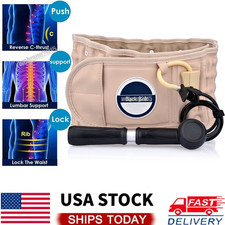 Decompression Back Brace Lumbar Belt Spinal Support  Extender Belt Air Traction